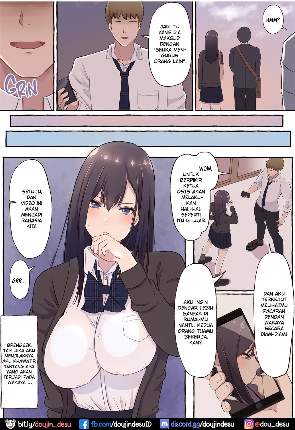 Cool na Kyonyuu Iinchou, Netorare Kairaku Ochi: Chapter chapter-1 - Page 11