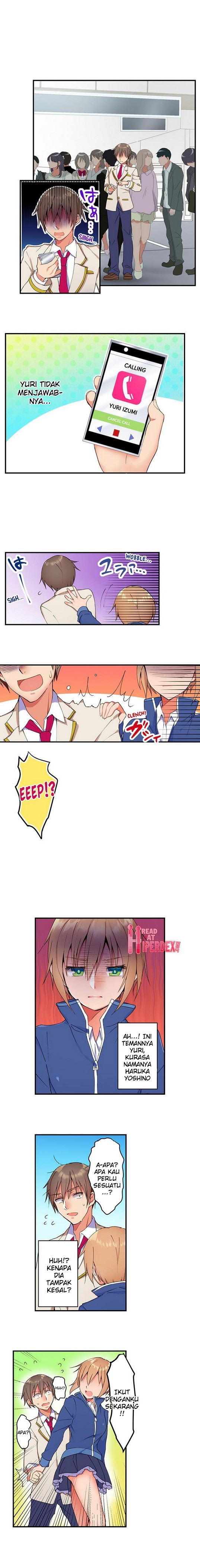 Cool na Yuri-chan wa Kimochi ii to Omorashi shite Shimau: Chapter chapter-6 - Page 8
