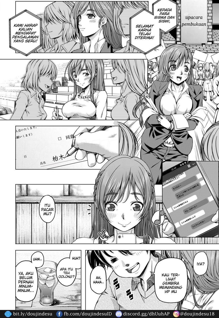 Daigaku Shingaku de Issho ni Joukyou Shita Kanojo ga Circle no Senpai ni Netorare Ochiru made -Rape Shojo Soushitsu Hen-: Chapter chapter-1 - Page 8