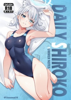 Sampul Daily Shiroko Summer Notes