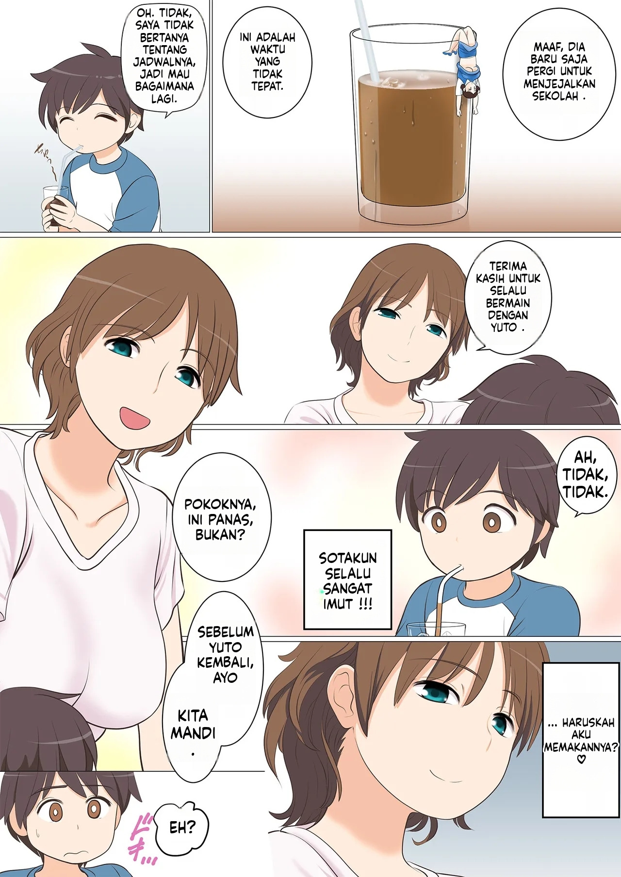 Danchi Shota ni Muragaru Bijo-tachi: Chapter chapter-1 - Page 4