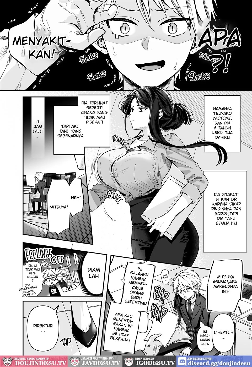 Deka Onna Joushi to Moto Charao no Kouhai-kun: Chapter chapter-1 - Page 6
