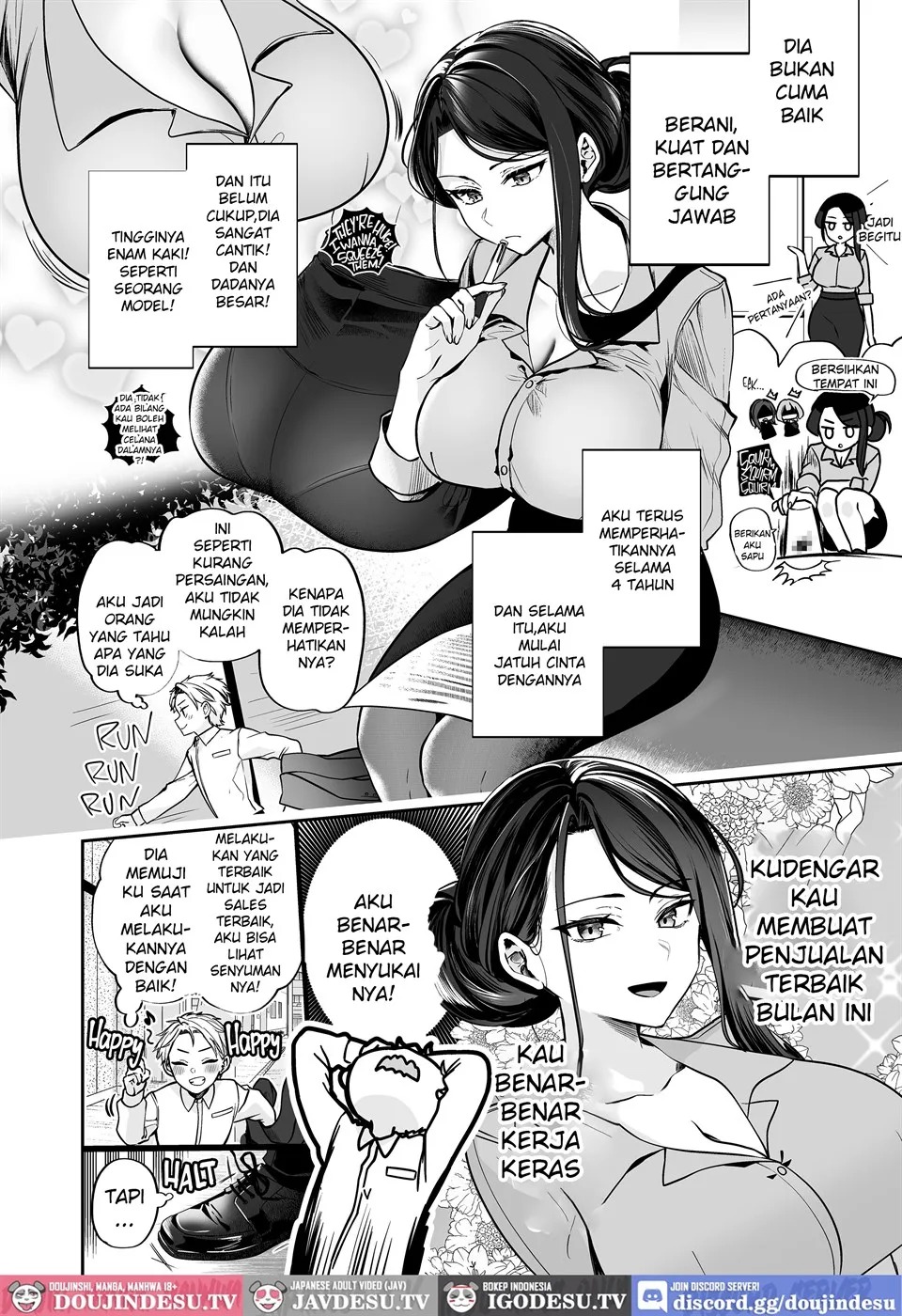 Deka Onna Joushi to Moto Charao no Kouhai-kun: Chapter chapter-1 - Page 8