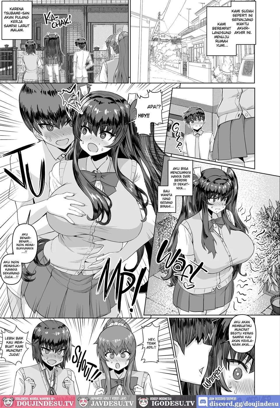 Dekachin ni Nattara Kyonyuu Osananajimi to Sono Kyonyuu Tomodachi-tachi ga Hatsujou shite Harem ni Natta!!: Chapter chapter-2 - Page 9