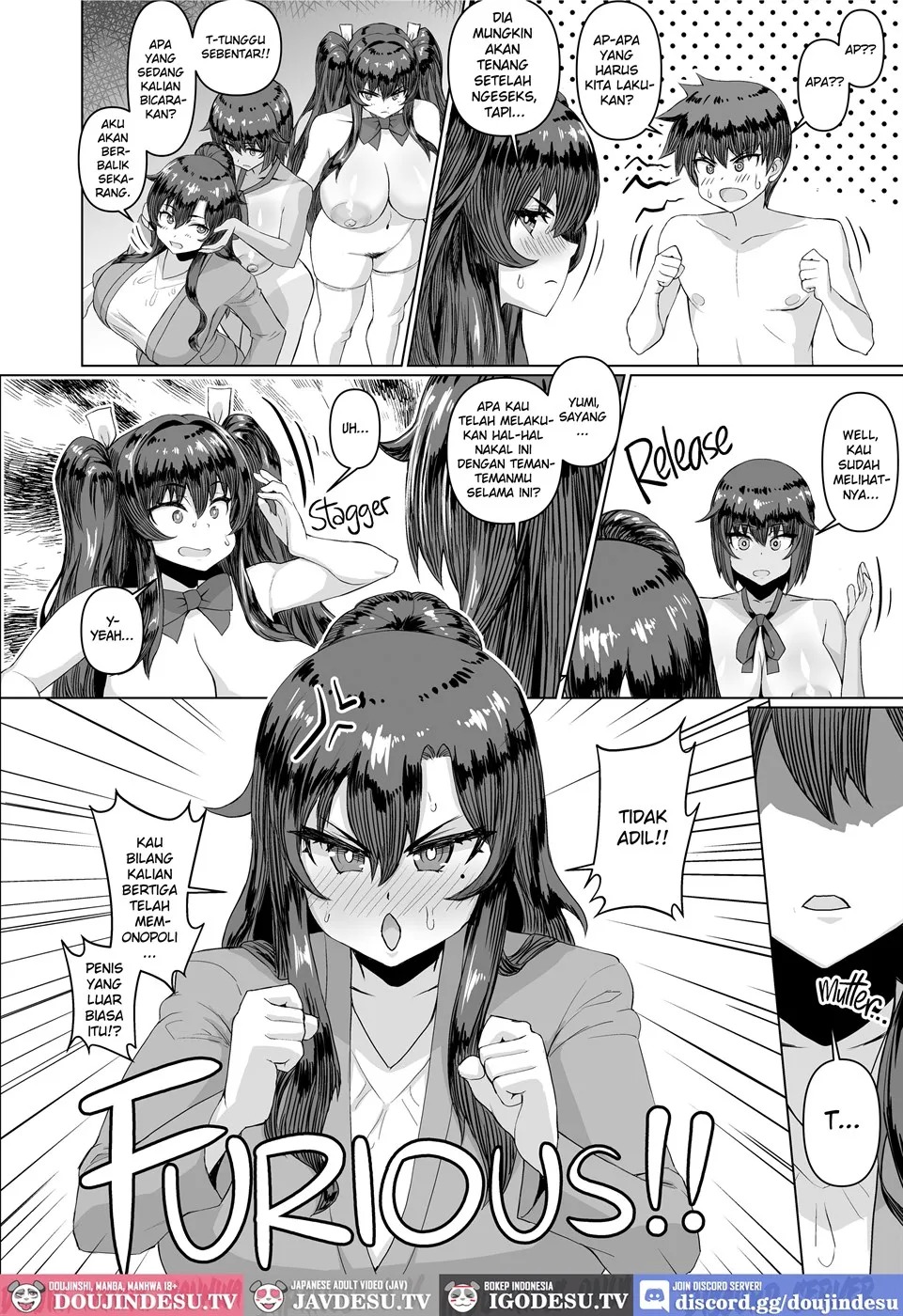 Dekachin ni Nattara Kyonyuu Osananajimi to Sono Kyonyuu Tomodachi-tachi ga Hatsujou shite Harem ni Natta!!: Chapter chapter-2 - Page 14