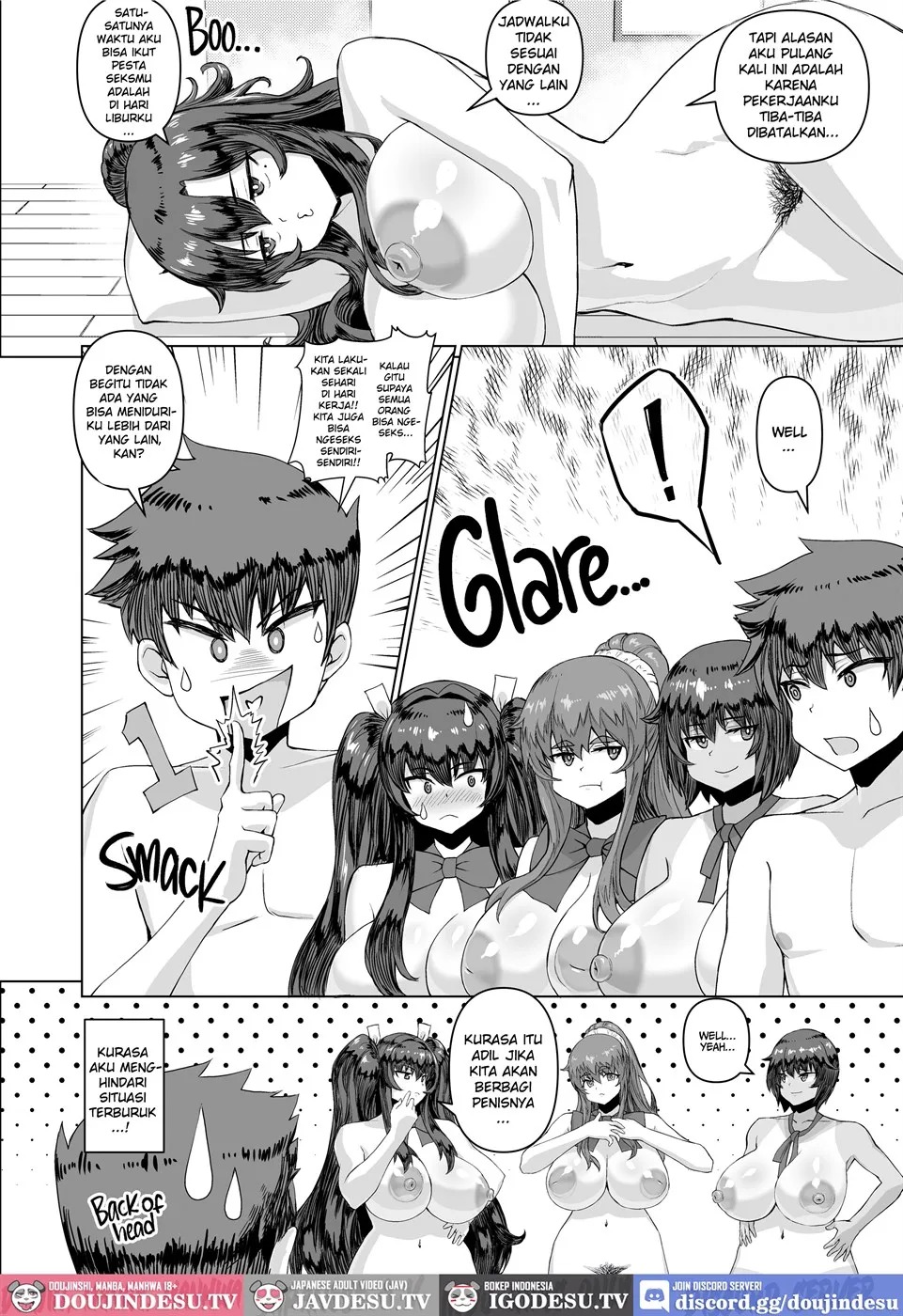 Dekachin ni Nattara Kyonyuu Osananajimi to Sono Kyonyuu Tomodachi-tachi ga Hatsujou shite Harem ni Natta!!: Chapter chapter-2 - Page 49