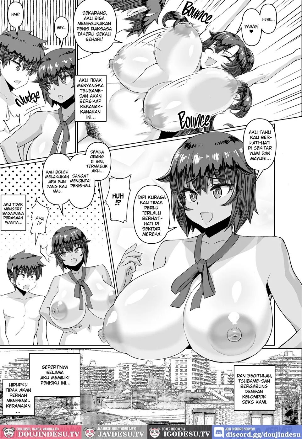Dekachin ni Nattara Kyonyuu Osananajimi to Sono Kyonyuu Tomodachi-tachi ga Hatsujou shite Harem ni Natta!!: Chapter chapter-2 - Page 50