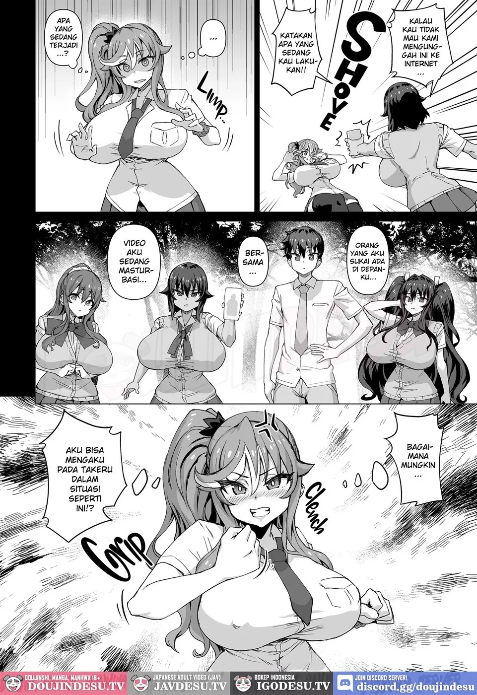 Dekachin ni Nattara Kyonyuu Osananajimi to Sono Kyonyuu Tomodachi-tachi ga Hatsujou shite Harem ni Natta!!: Chapter chapter-5 - Page 32