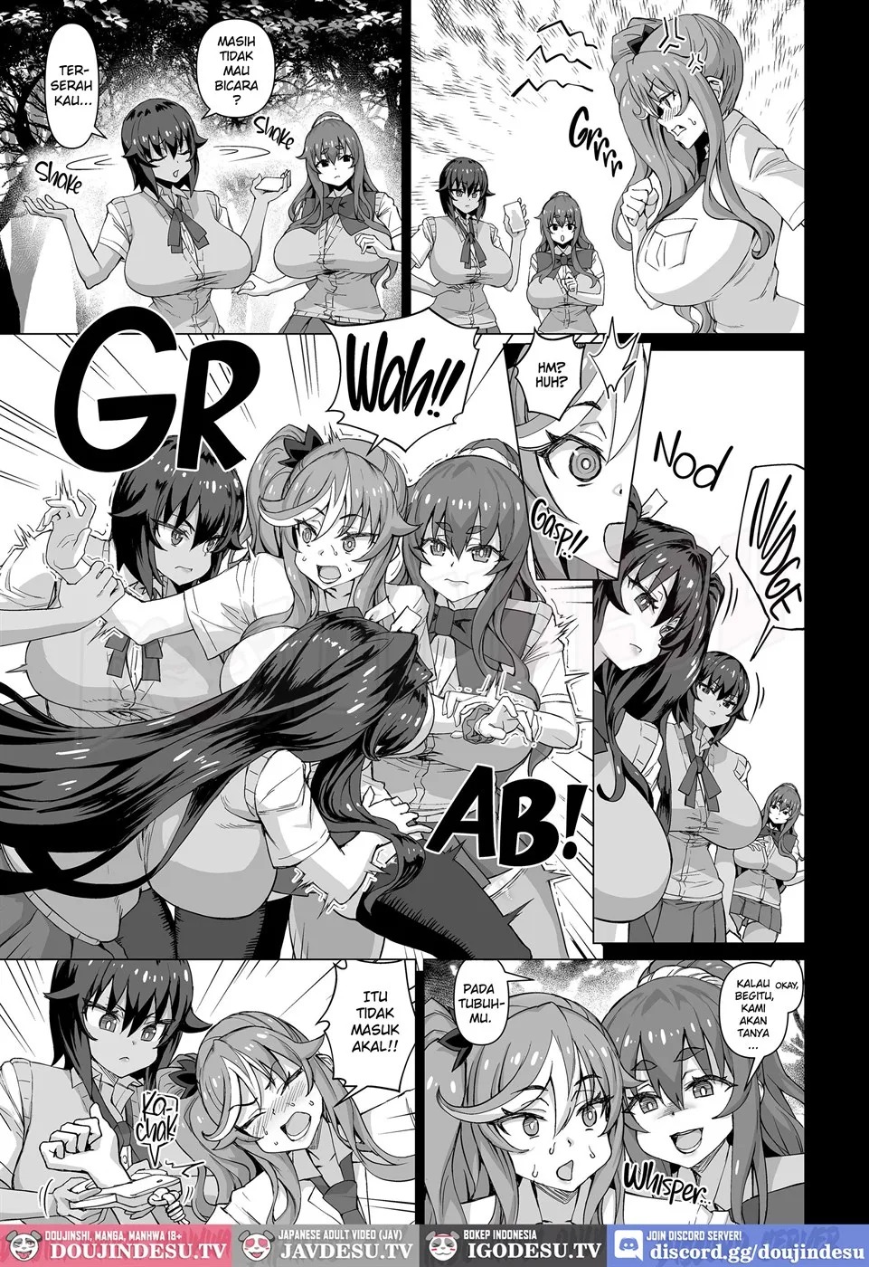 Dekachin ni Nattara Kyonyuu Osananajimi to Sono Kyonyuu Tomodachi-tachi ga Hatsujou shite Harem ni Natta!!: Chapter chapter-5 - Page 33