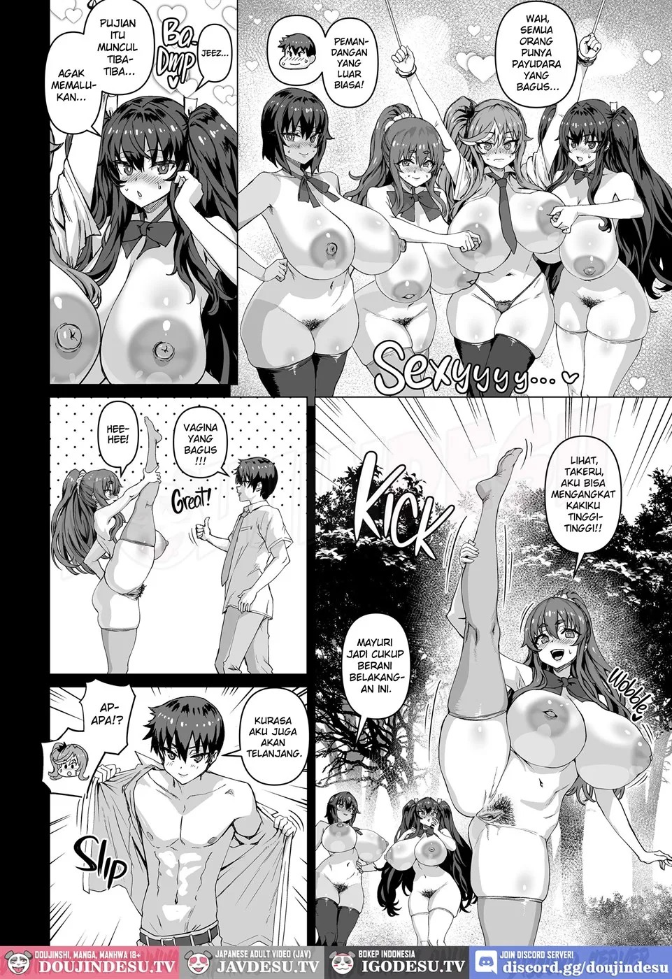 Dekachin ni Nattara Kyonyuu Osananajimi to Sono Kyonyuu Tomodachi-tachi ga Hatsujou shite Harem ni Natta!!: Chapter chapter-5 - Page 39