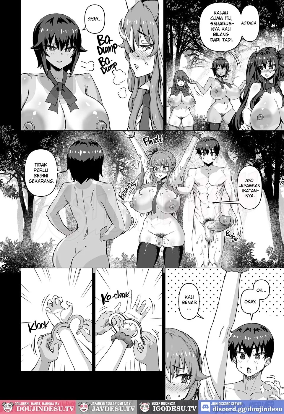 Dekachin ni Nattara Kyonyuu Osananajimi to Sono Kyonyuu Tomodachi-tachi ga Hatsujou shite Harem ni Natta!!: Chapter chapter-5 - Page 55