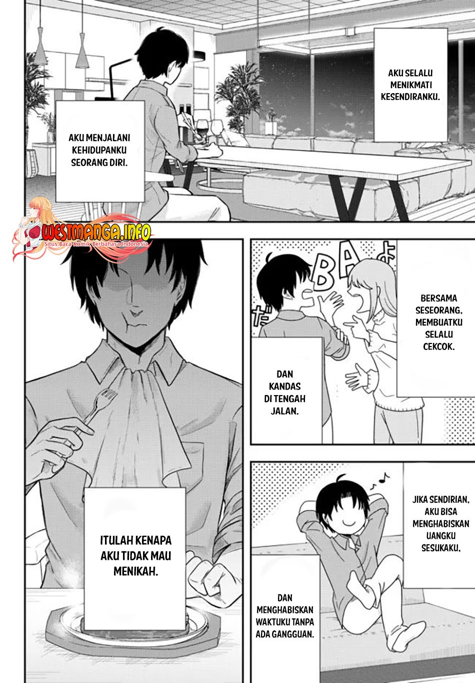 Dokushin Kizoku wa Isekai wo Ouka Suru: Kekkon Shinai Otoko no Yuuga na Ohitori-sama Life: Chapter chapter-1 - Page 4