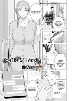 Sampul Dont Be So Friendly