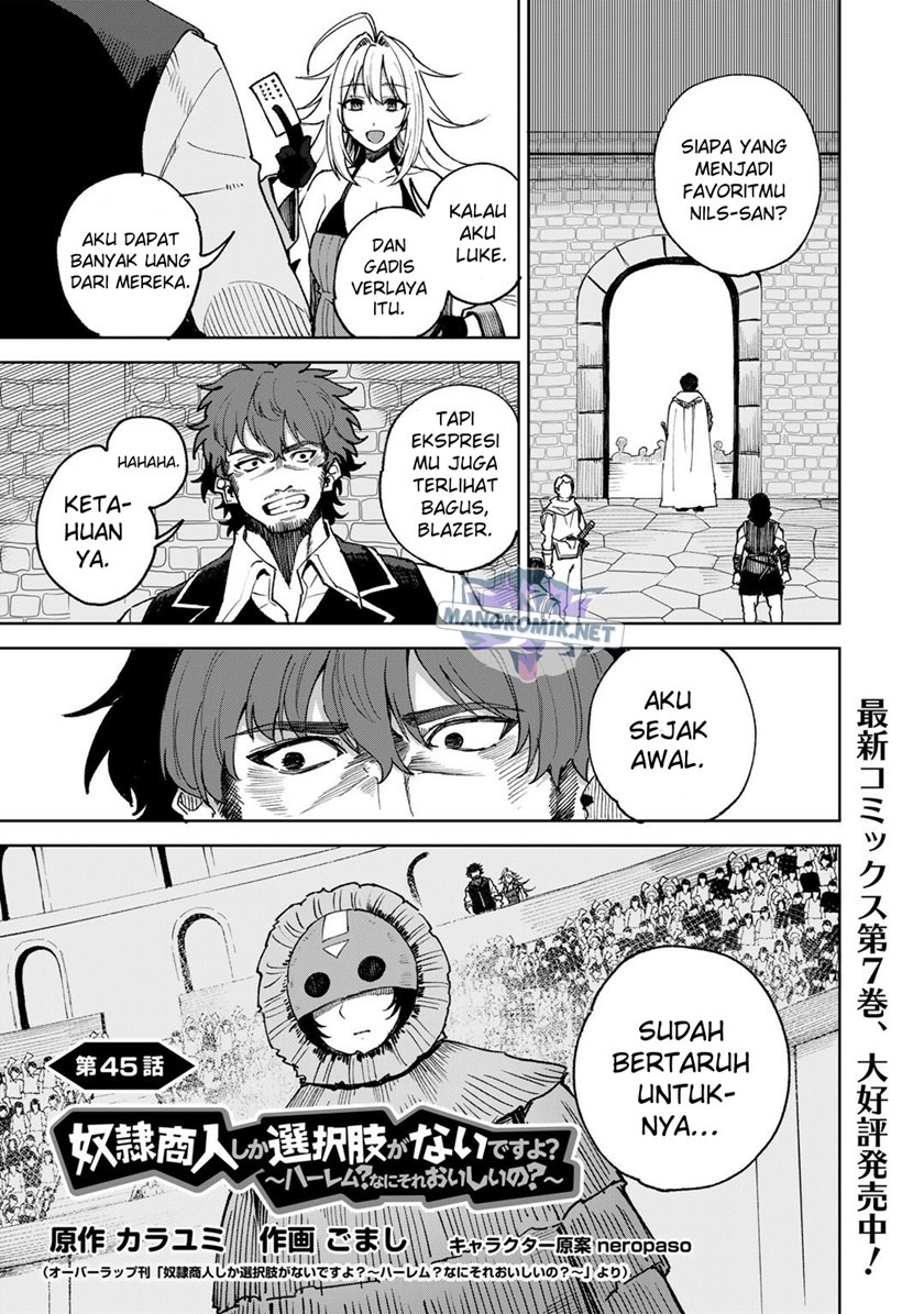 Dorei Shounin Shika Sentakushi Ga Nai desu Yo? ~Harem? Nani sore oishii no?~: Chapter chapter-45 - Page 2