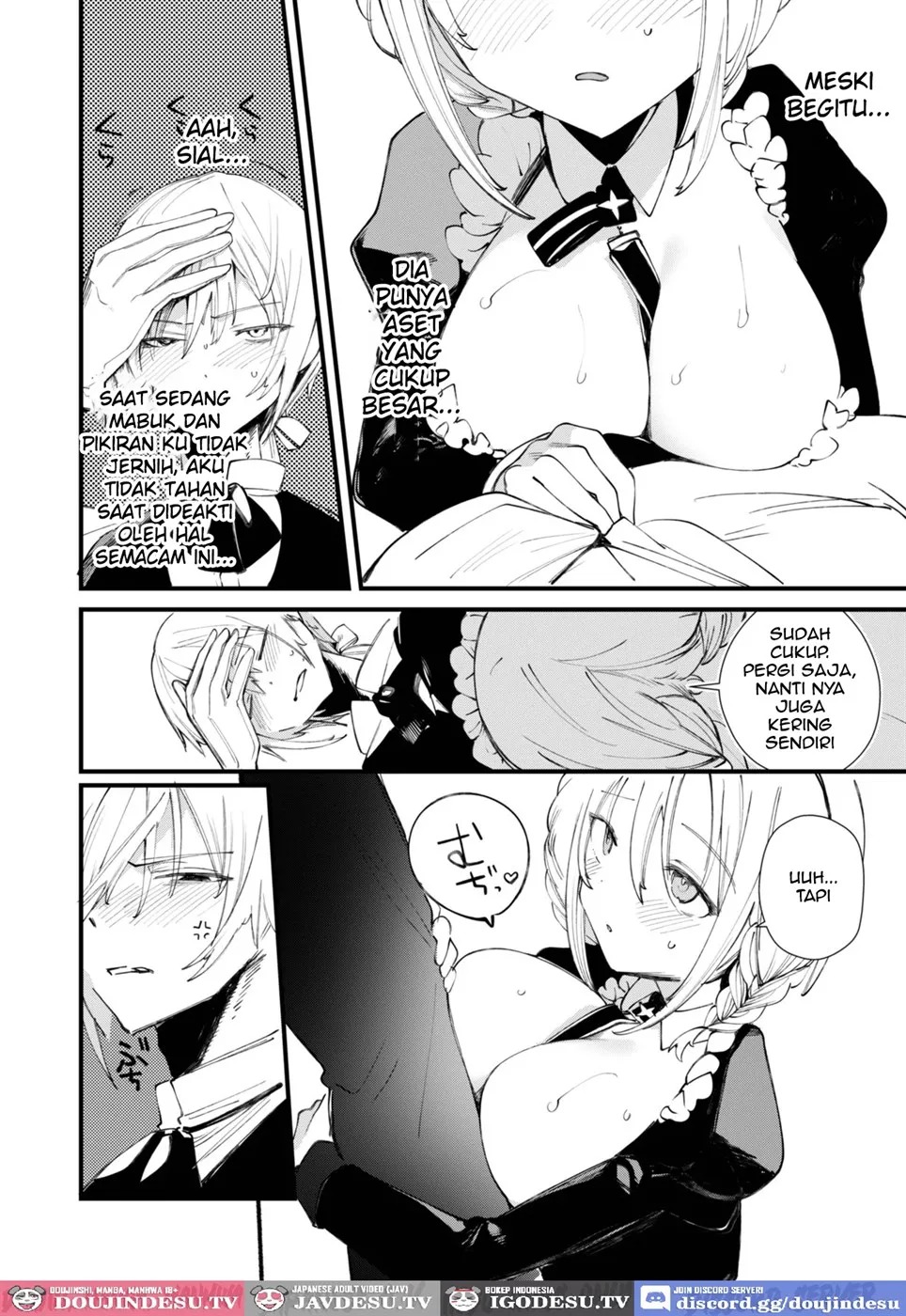 Downer na Dekachichi Maid-san wa Oshioki Gohoushi o Onedari suru. ~Honshou wa Gehin de Dosukebe Sugiru Sekkyokuteki na Meshitsukai~: Chapter chapter-1 - Page 14