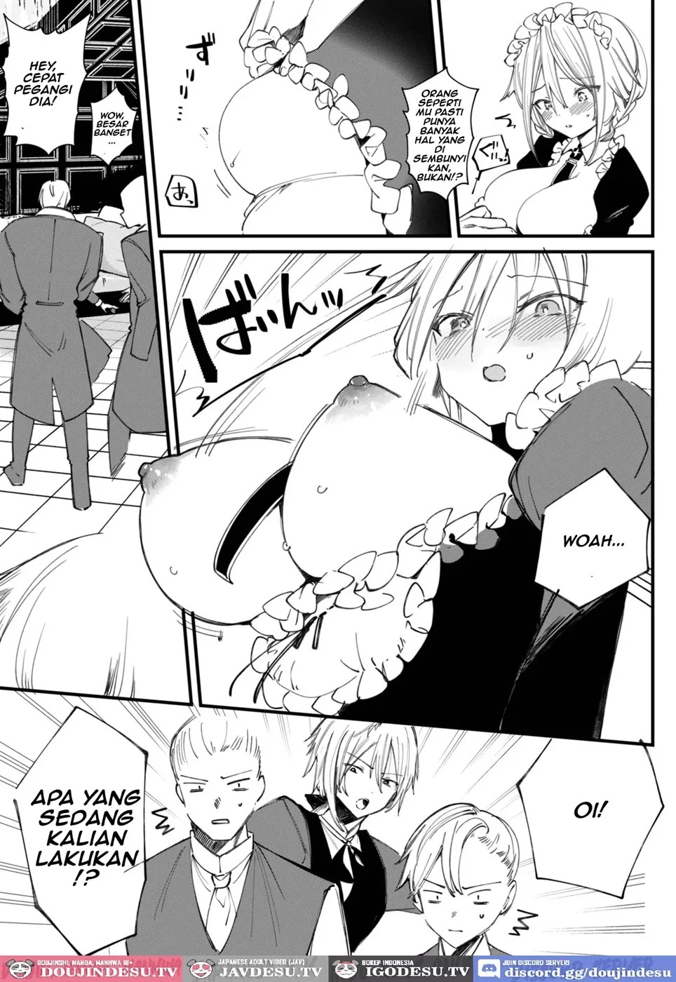 Downer na Dekachichi Maid-san wa Oshioki Gohoushi o Onedari suru. ~Honshou wa Gehin de Dosukebe Sugiru Sekkyokuteki na Meshitsukai~: Chapter chapter-1 - Page 23