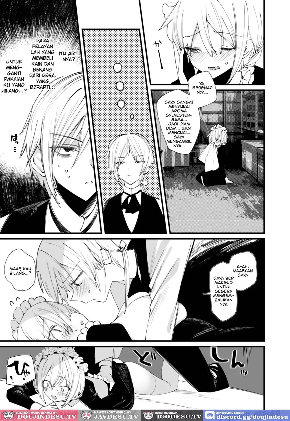Downer na Dekachichi Maid-san wa Oshioki Gohoushi o Onedari suru. ~Honshou wa Gehin de Dosukebe Sugiru Sekkyokuteki na Meshitsukai~: Chapter chapter-1 - Page 54