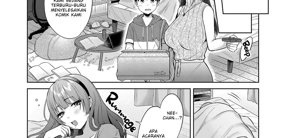 Ero Mangaka Shimai to Ecchi na Obenkyoukai: Chapter chapter-1 - Page 17