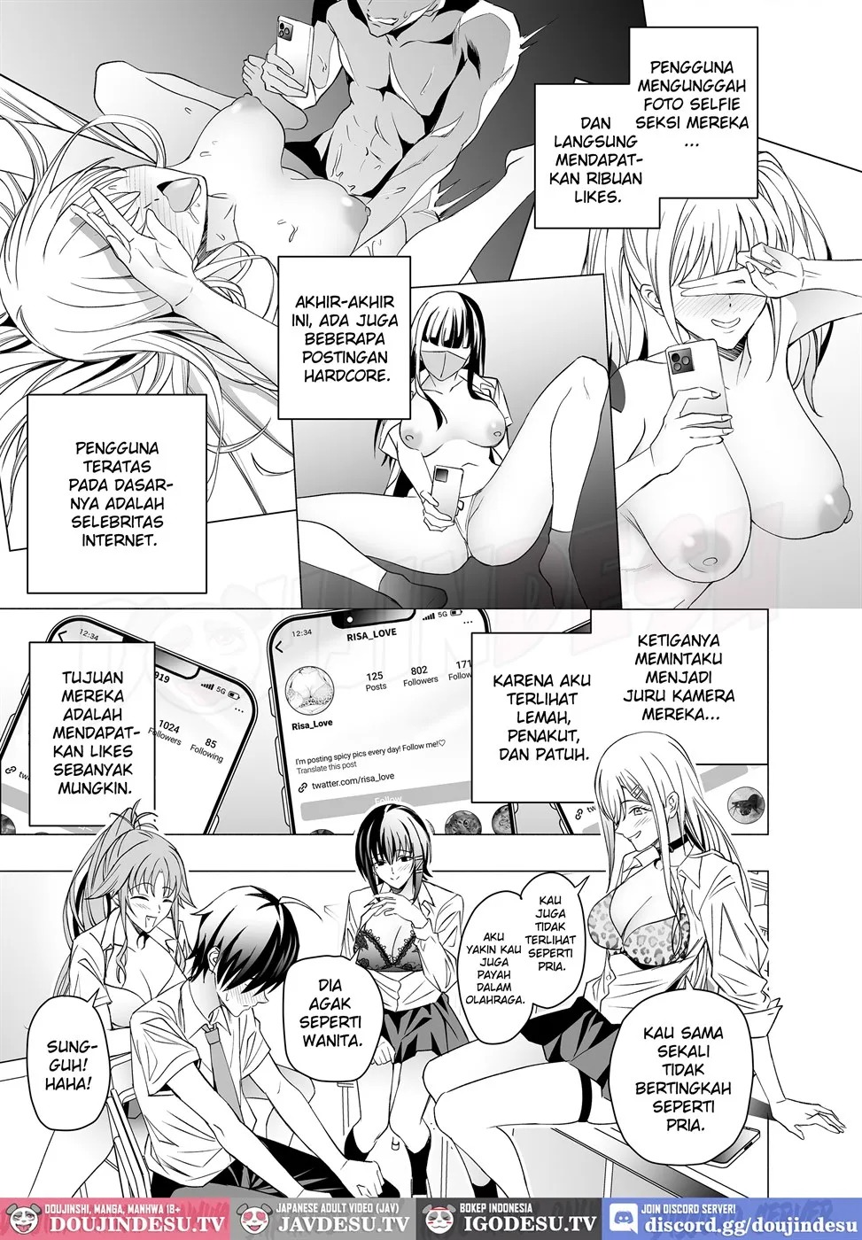 Ero SNS no Iine no Tame ni Sematte Kuru Gal no Hanashi: Chapter chapter-1 - Page 8