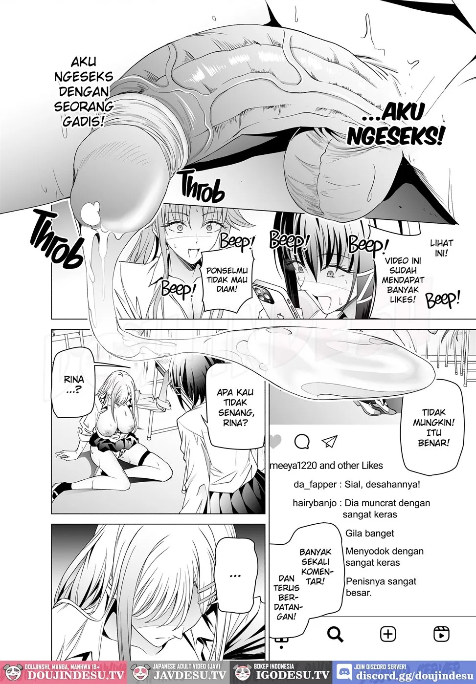 Ero SNS no Iine no Tame ni Sematte Kuru Gal no Hanashi: Chapter chapter-1 - Page 33