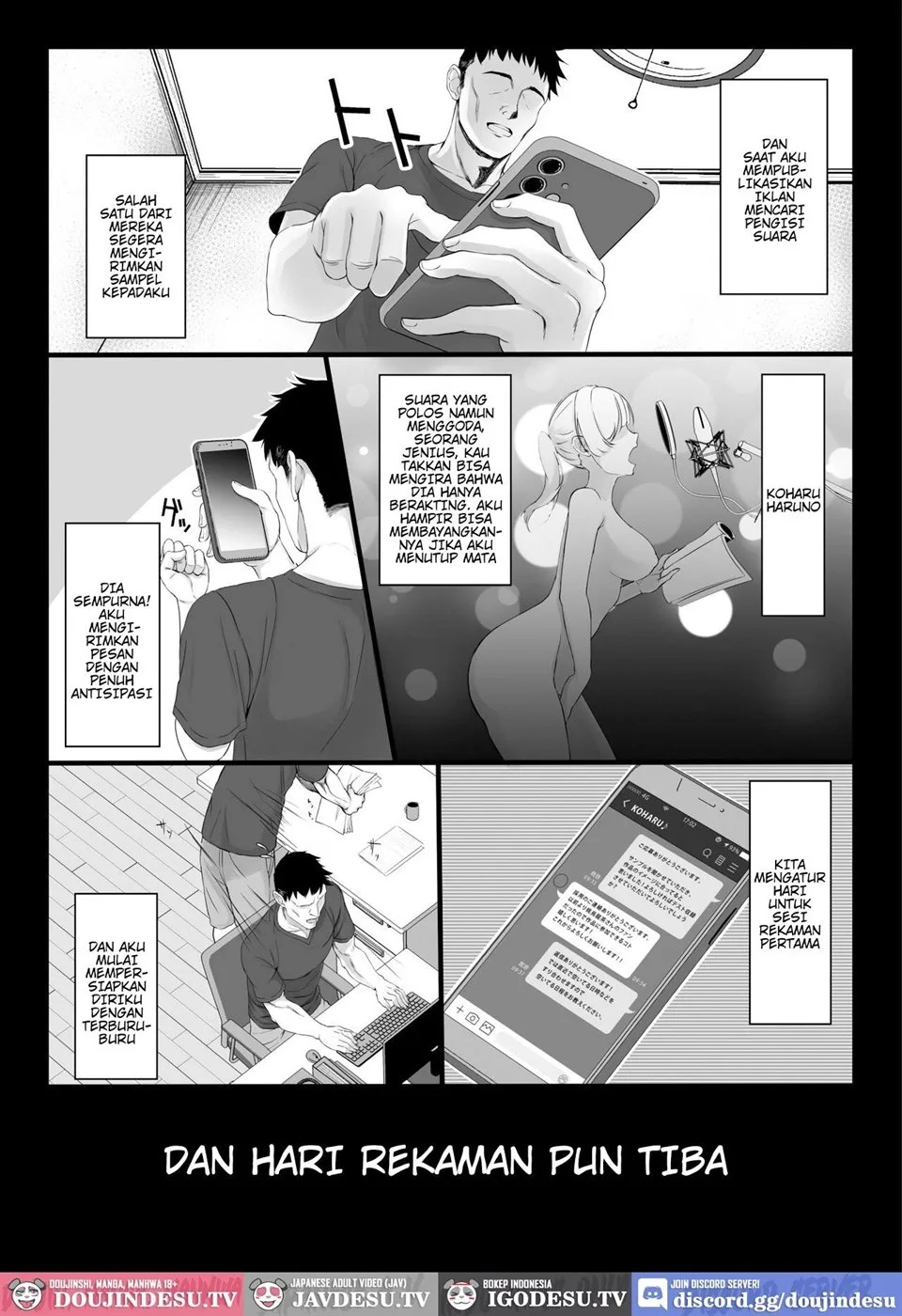 Eroge Seiyuu o Boshuu shitara Mechakucha Eroi Ko to Yareta Hanashi: Chapter chapter-1 - Page 5