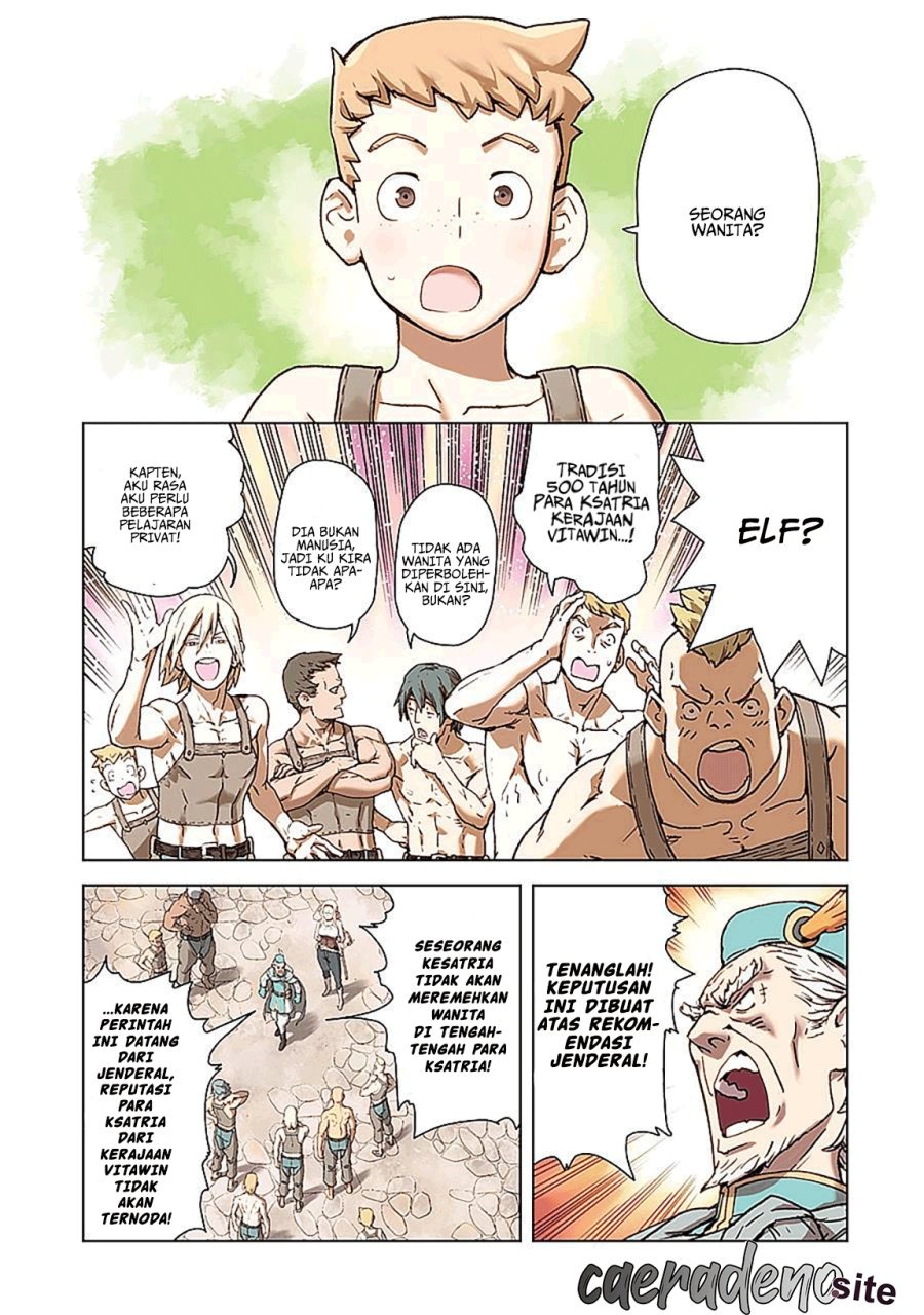 Even the Captain Knight, Miss Elf, Wants to be a Maiden: Chapter chapter-1 - Page 4