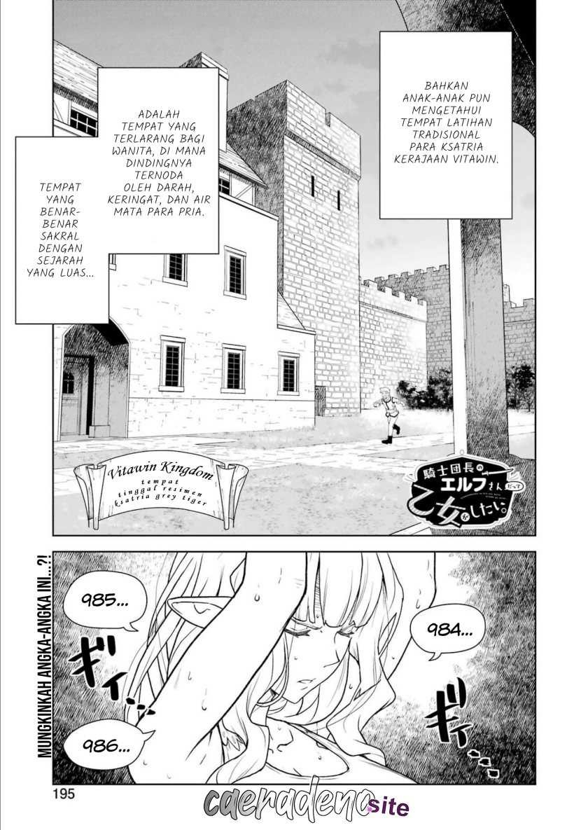 Even the Captain Knight, Miss Elf, Wants to be a Maiden: Chapter chapter-3 - Page 2