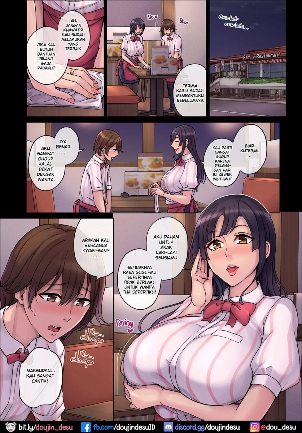 Famiresu de Shinjin Seikyouiku!? ~Hitodzuma & Daigakusei Hen~: Chapter chapter-1 - Page 6