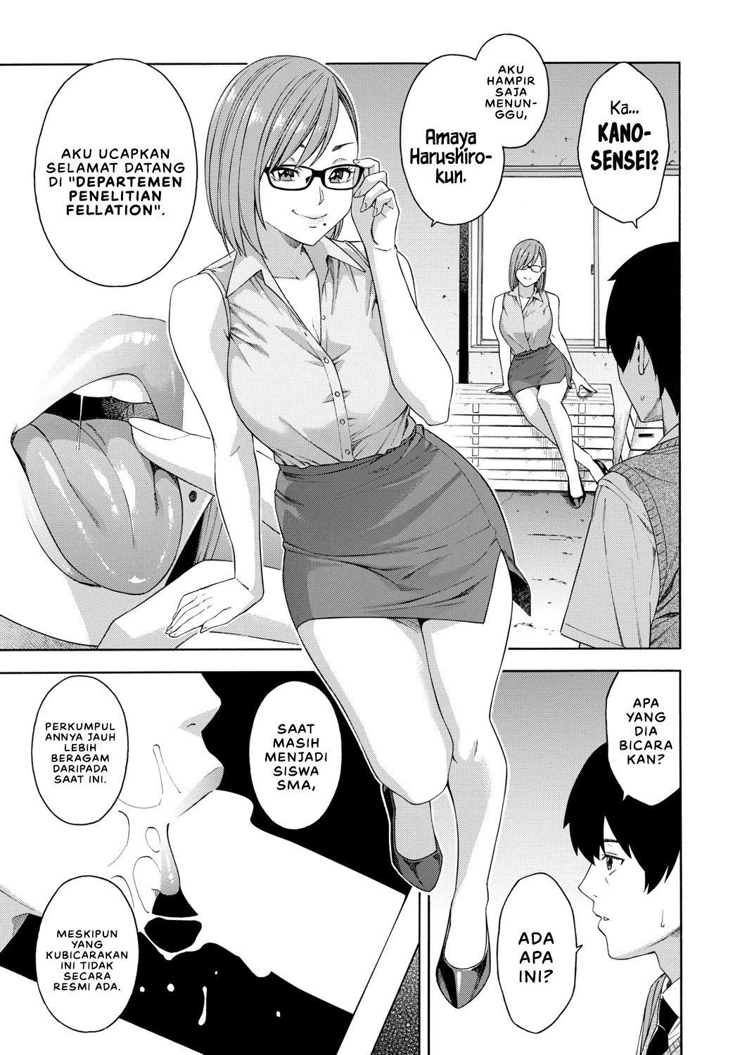 Fellatio Kenkyuubu: Chapter chapter-1 - Page 9