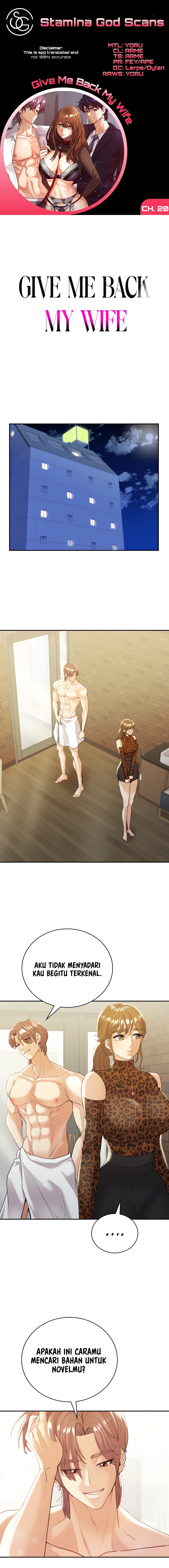 Give Me Back My Wife: Chapter chapter-20 - Page 2