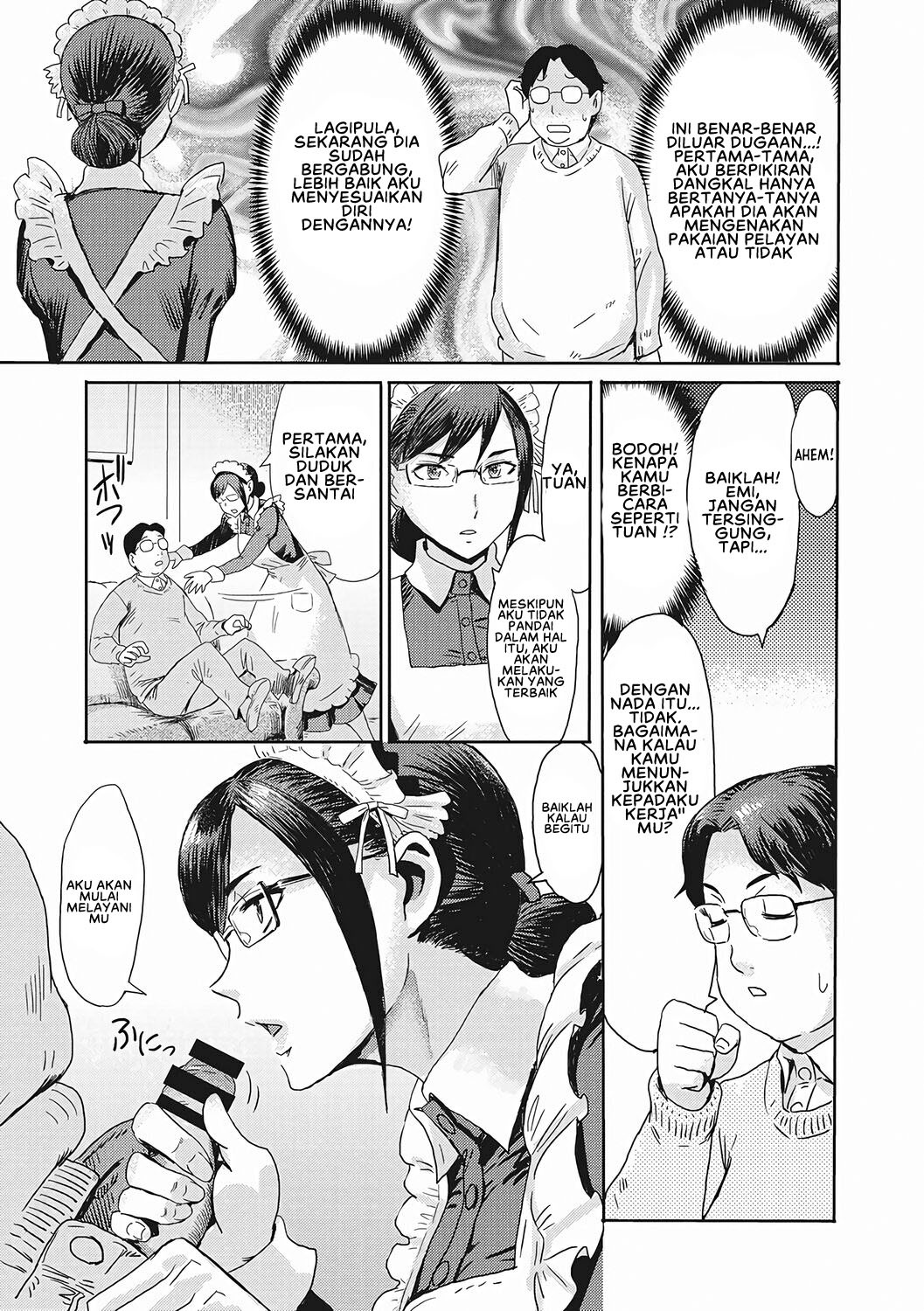 Go Hōshi! Meido Tsuma: Chapter chapter-1 - Page 9