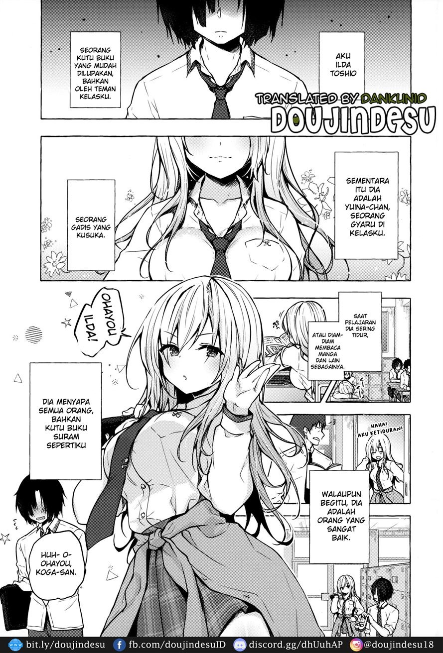 Gyaru Yuina-chan to Ecchi -Kataomoi no Kanojo ga Boku ni Sekimen!?-: Chapter chapter-1 - Page 4