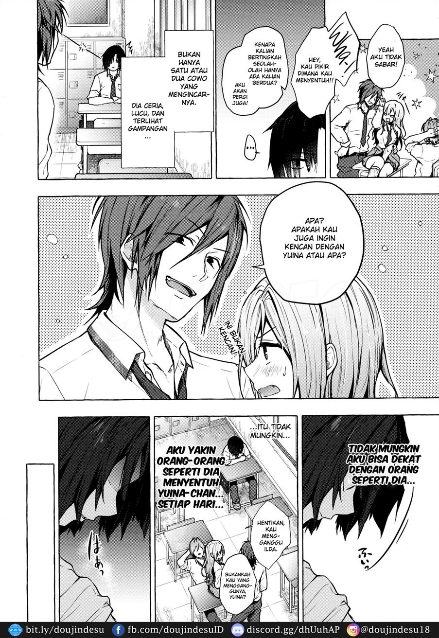Gyaru Yuina-chan to Ecchi -Kataomoi no Kanojo ga Boku ni Sekimen!?-: Chapter chapter-1 - Page 6