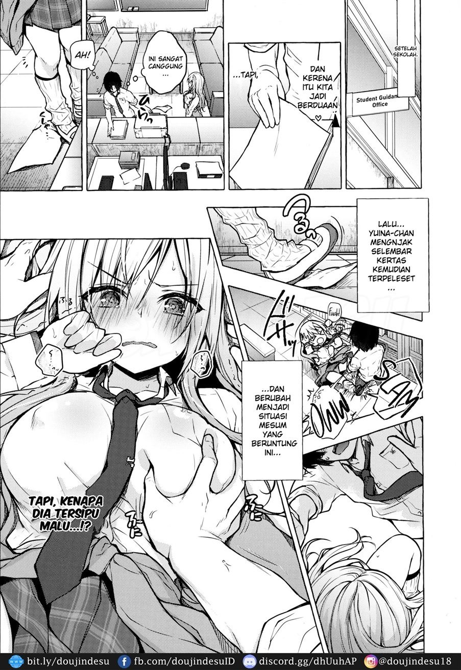 Gyaru Yuina-chan to Ecchi -Kataomoi no Kanojo ga Boku ni Sekimen!?-: Chapter chapter-1 - Page 8