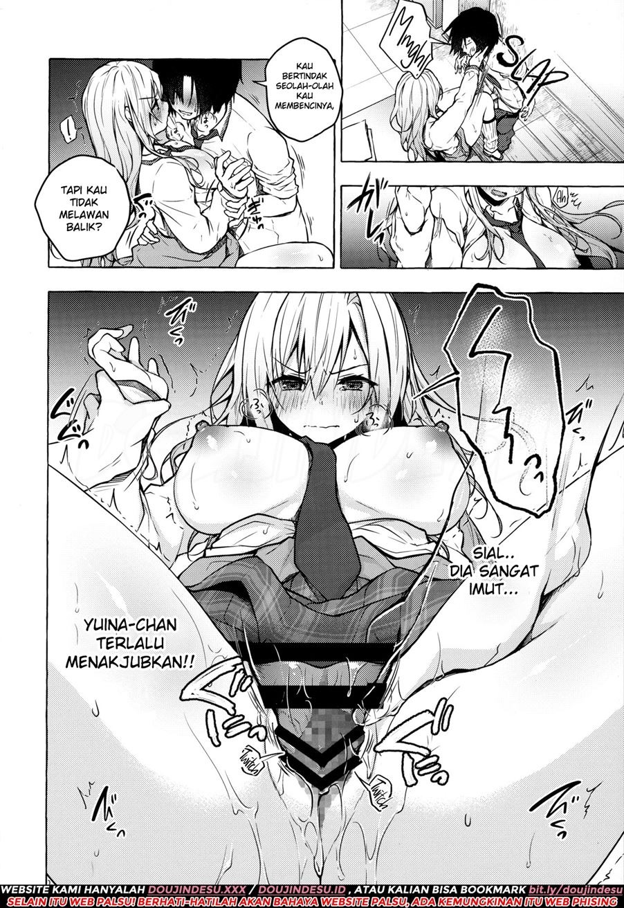 Gyaru Yuina-chan to Ecchi -Kataomoi no Kanojo ga Boku ni Sekimen!?-: Chapter chapter-1 - Page 16