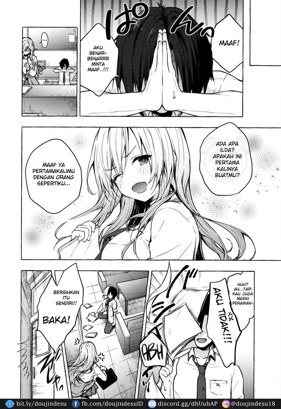 Gyaru Yuina-chan to Ecchi -Kataomoi no Kanojo ga Boku ni Sekimen!?-: Chapter chapter-1 - Page 23