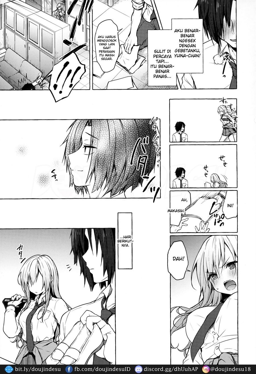 Gyaru Yuina-chan to Ecchi -Kataomoi no Kanojo ga Boku ni Sekimen!?-: Chapter chapter-1 - Page 24