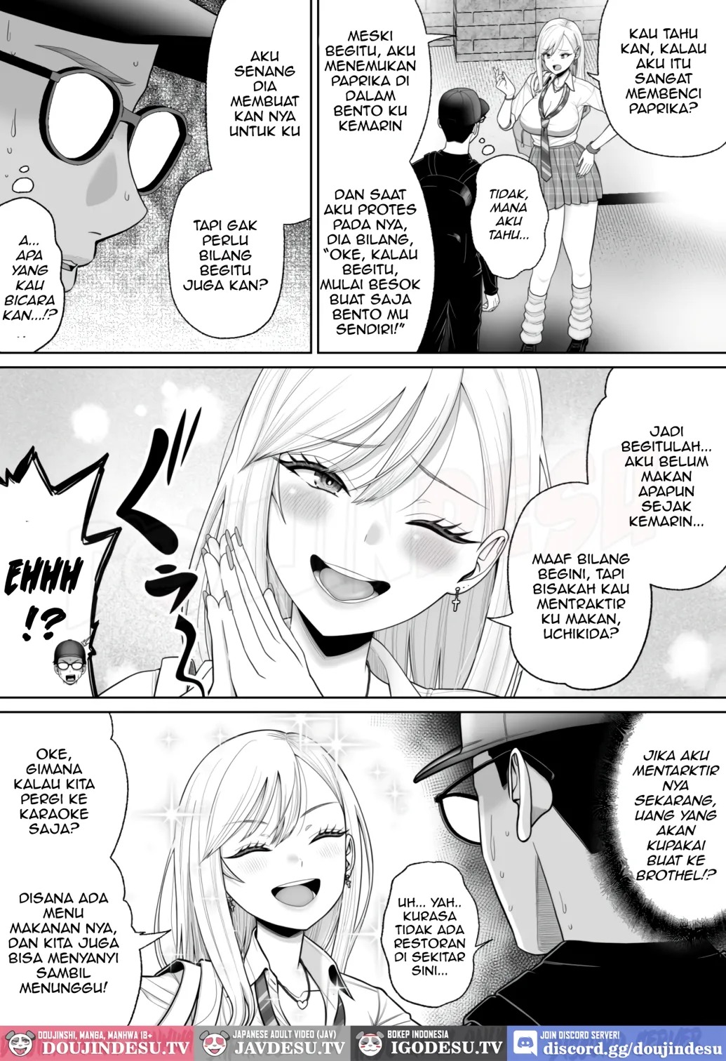 Hajimete no Fuuzoku ni iku Tochuu de Kurasu no Gyaru ni Tsukamatte Saifu mo Kin Rei mo Sukkarakan ni Sareru Hanashi.: Chapter chapter-1 - Page 8