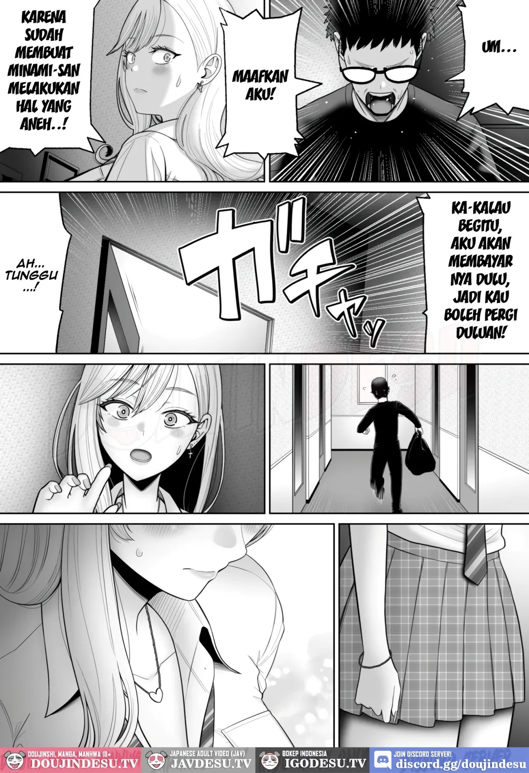 Hajimete no Fuuzoku ni iku Tochuu de Kurasu no Gyaru ni Tsukamatte Saifu mo Kin Rei mo Sukkarakan ni Sareru Hanashi.: Chapter chapter-1 - Page 26
