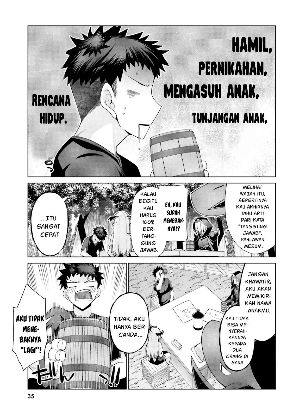 Hanitora! Shoukan Yuusha wo Hameru Honey Trap Hoi Mou: Chapter chapter-6 - Page 35