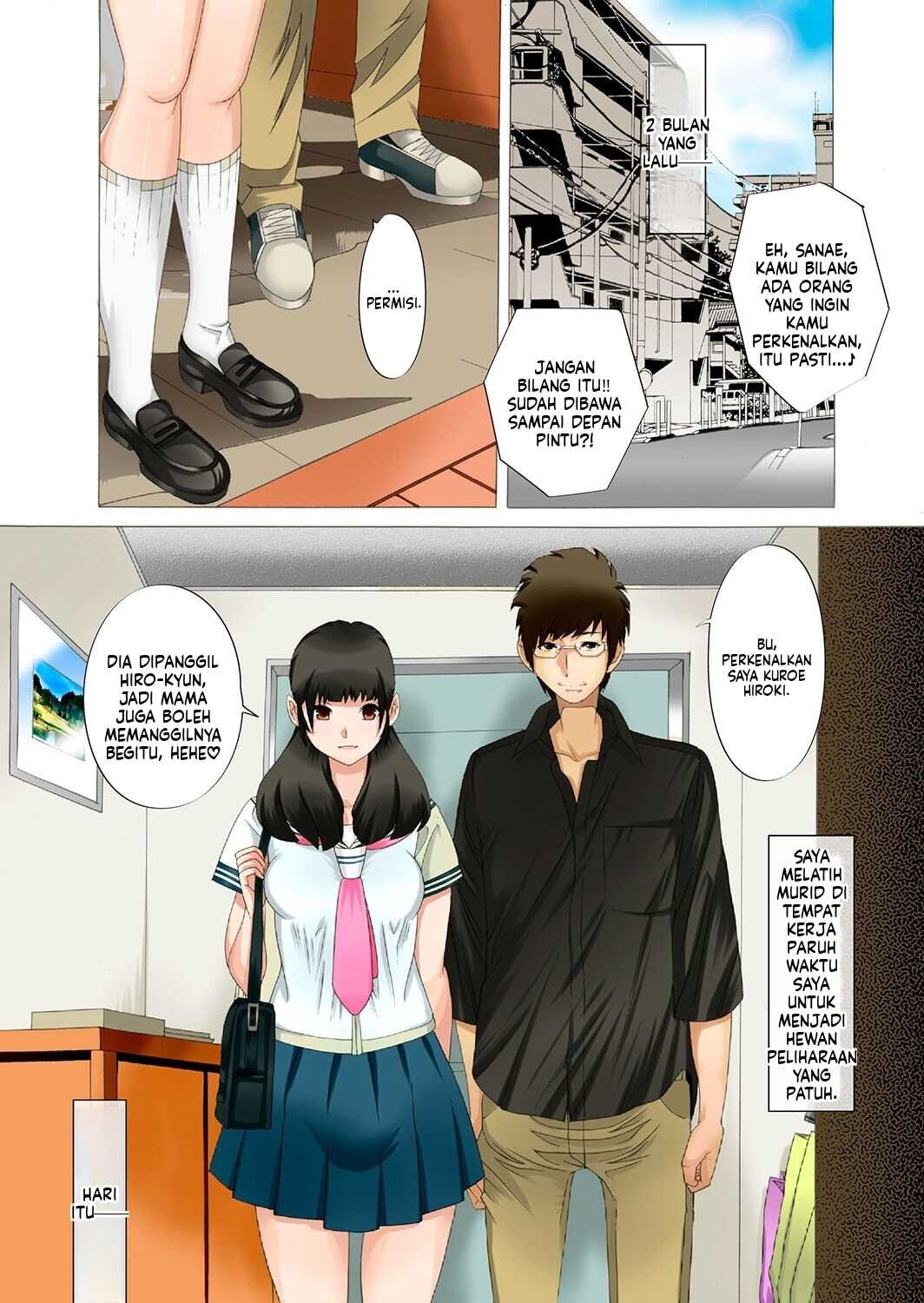 Hareta Nichi wa Oyako de Zenra Sanpo Haramase Oyako Donburi Roshutsu Choukyou Nikki: Chapter chapter-1 - Page 9