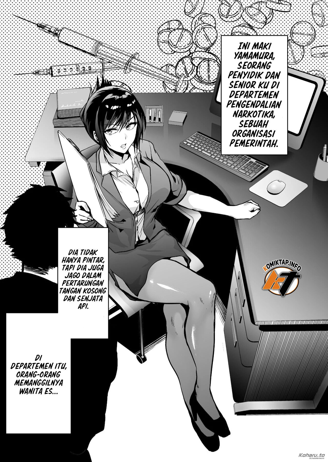 Hema Shita Boku o Kabatte Tsukamatta Senpai Onna Sousakan ga Akutou-domo ni Biyaku-zuke de Yarareru Sugata ni Kuzu Bokki: Chapter chapter-1 - Page 9