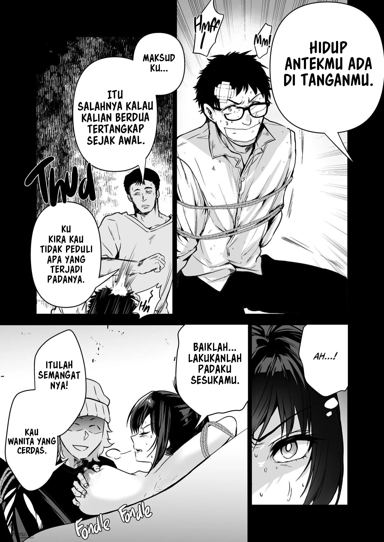 Hema Shita Boku o Kabatte Tsukamatta Senpai Onna Sousakan ga Akutou-domo ni Biyaku-zuke de Yarareru Sugata ni Kuzu Bokki: Chapter chapter-1 - Page 27