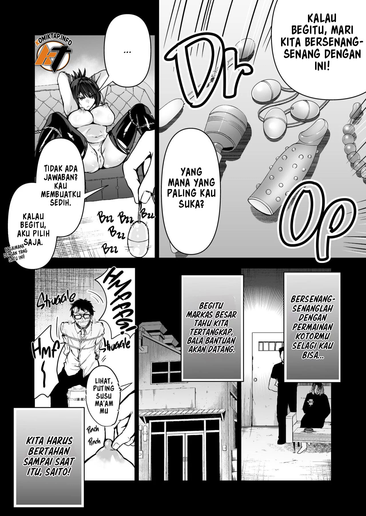 Hema Shita Boku o Kabatte Tsukamatta Senpai Onna Sousakan ga Akutou-domo ni Biyaku-zuke de Yarareru Sugata ni Kuzu Bokki: Chapter chapter-1 - Page 28