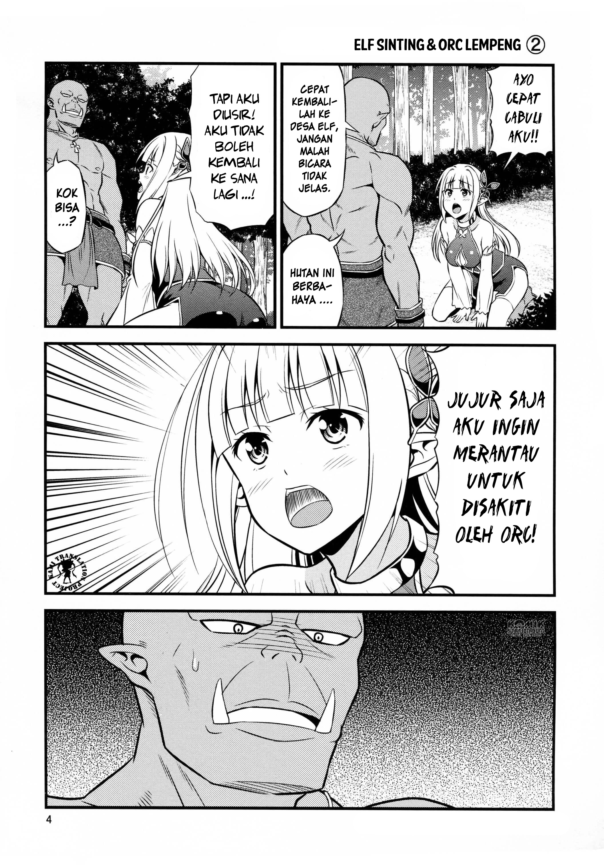 Hentai Elf to Majime Orc: Chapter chapter-1 - Page 4