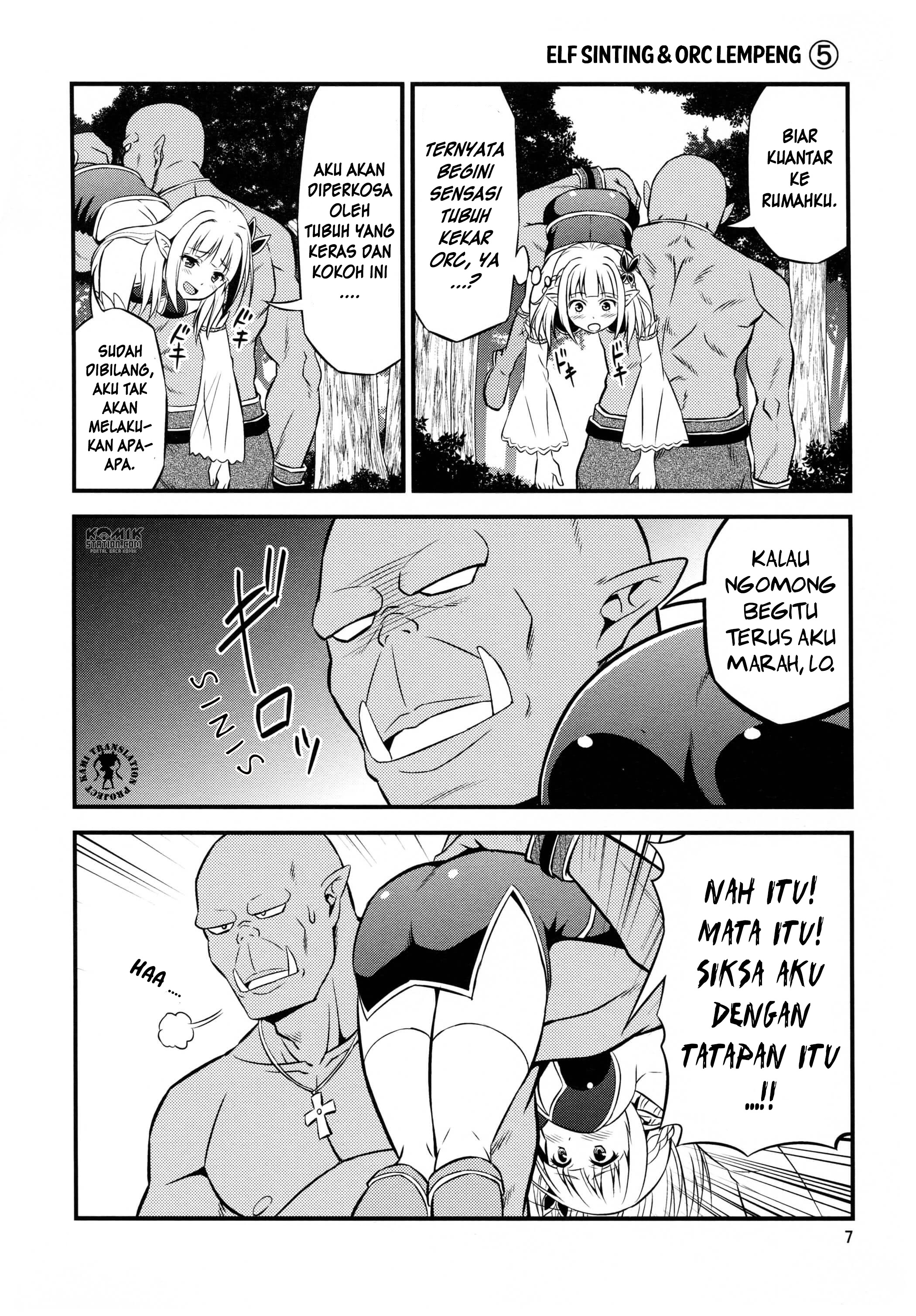 Hentai Elf to Majime Orc: Chapter chapter-1 - Page 7