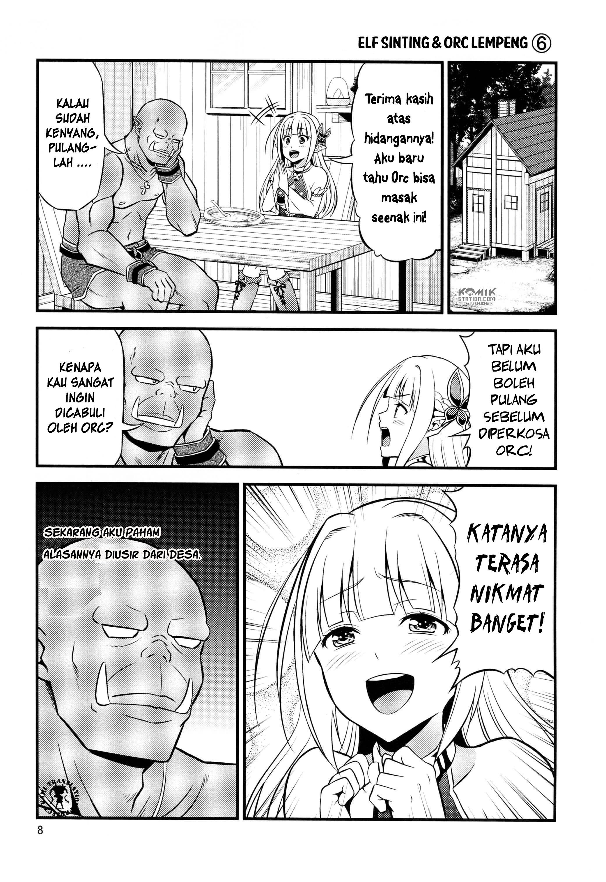Hentai Elf to Majime Orc: Chapter chapter-1 - Page 9
