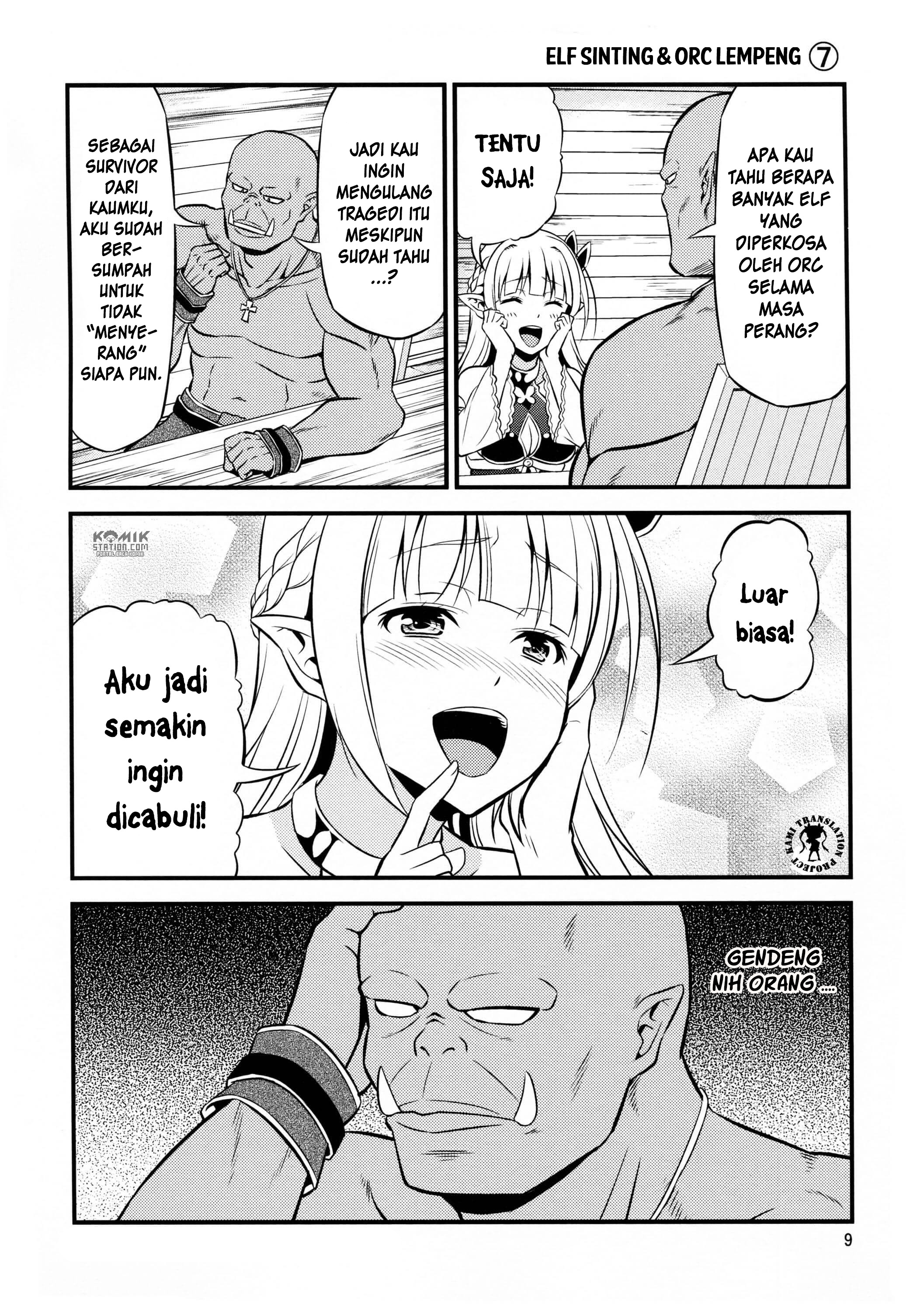 Hentai Elf to Majime Orc: Chapter chapter-1 - Page 10