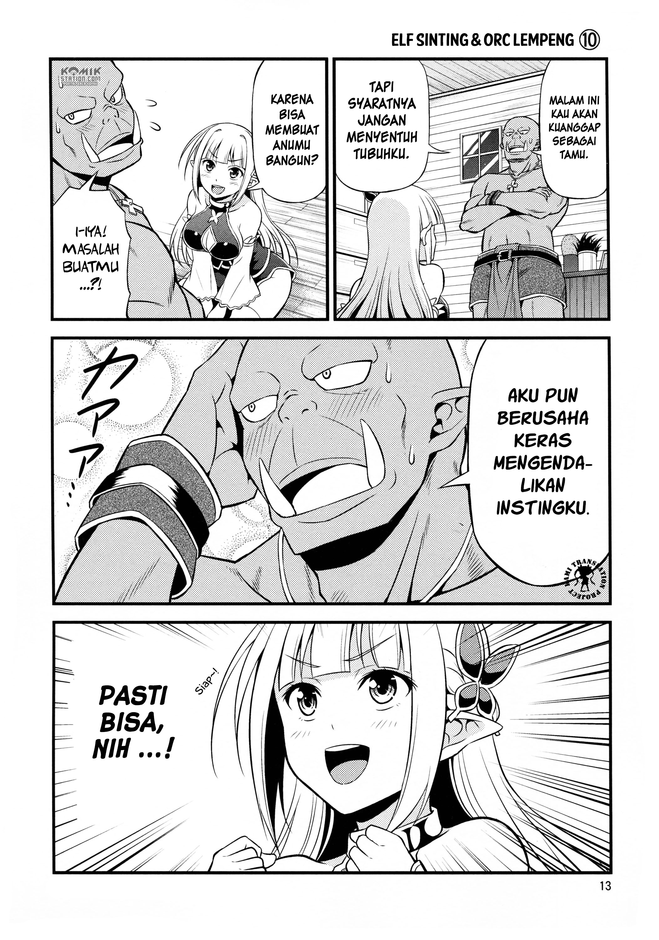 Hentai Elf to Majime Orc: Chapter chapter-2 - Page 3