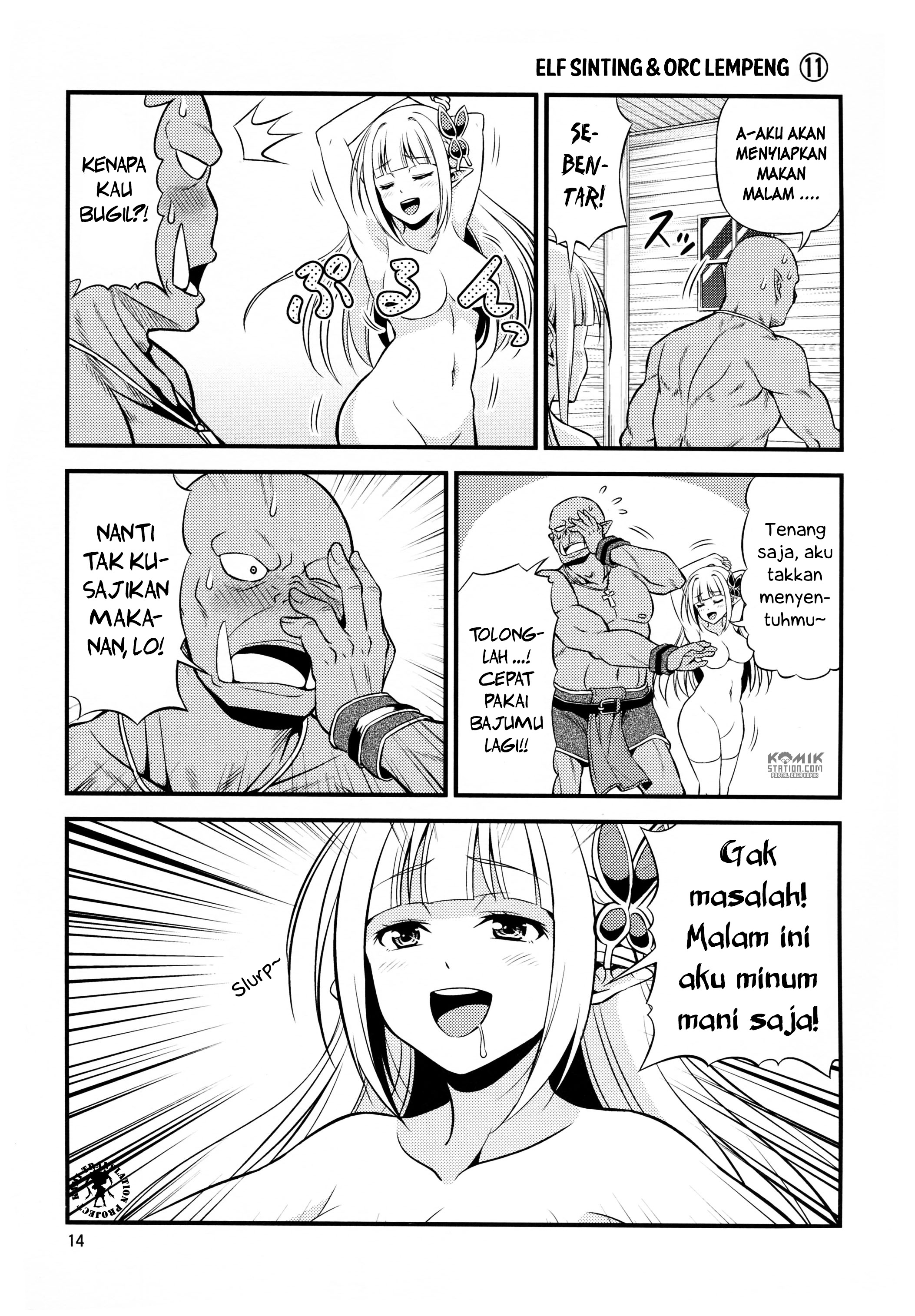 Hentai Elf to Majime Orc: Chapter chapter-2 - Page 4